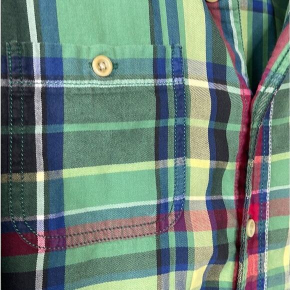 AMERICAN EAGLE LONG SLEEVE MULTICOLOR PLAID MEN'S SHIRT SIZE L - Picture 5 of 8